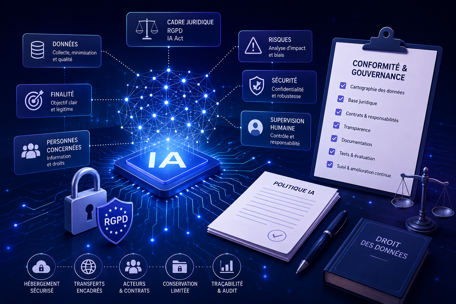 RGPD et IA : comment cadrer juridiquement un projet d’intelligence artificielle ?